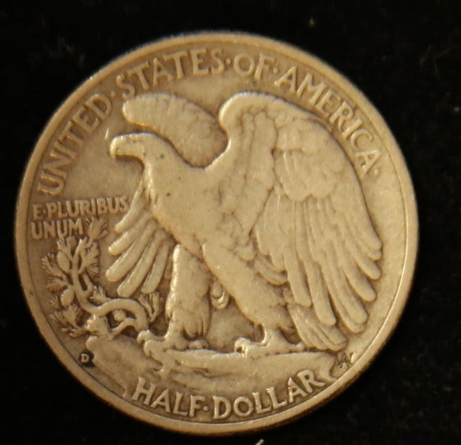 1938-D Walking Liberty Half Dollar. Nice Coin XF Details. Store