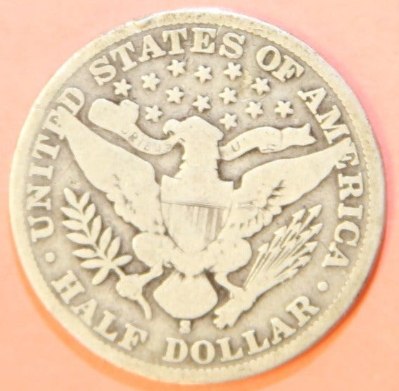 1903-S Barber Half Dollar. Nice Affordable Coin. Store #HR285