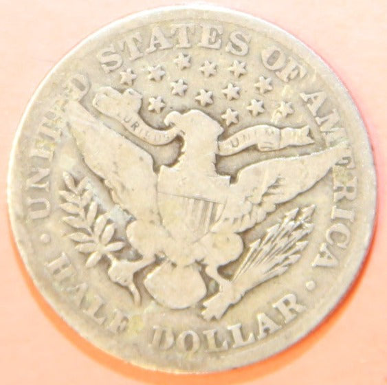 1905 Barber Half Dollar. Nice Affordable Coin. Store #HR314