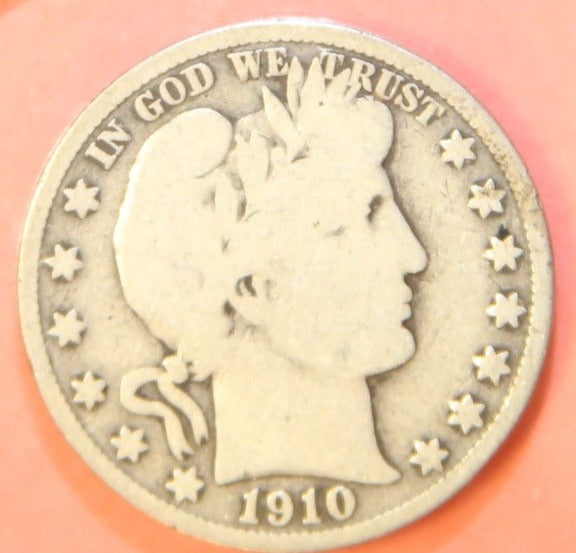 1910-S Barber Half Dollar. Nice Affordable Coin. Store #242229
