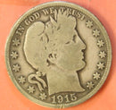 1915 Barber Half Dollar. Nice Affordable Coin. Store