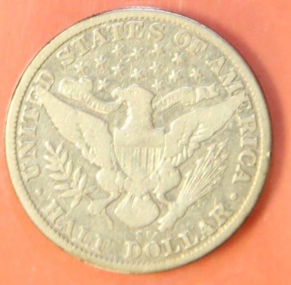 1915-S Barber Half Dollar. Nice Affordable Coin. Store