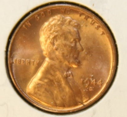 1944-D Lincoln Wheat Cent, Nice Uncirculated Details, Store #242412