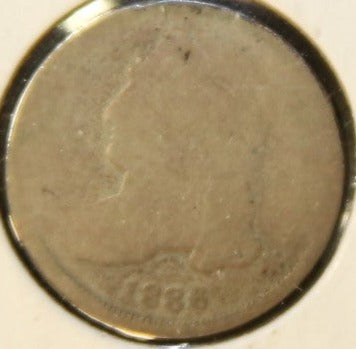 1836 Bust Dime, Affordable Circulated Coin, Store Sale #24247