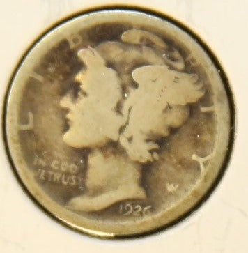 1926-D Mercury Silver Dime, Affordable Collectible Coin, Store #242434
