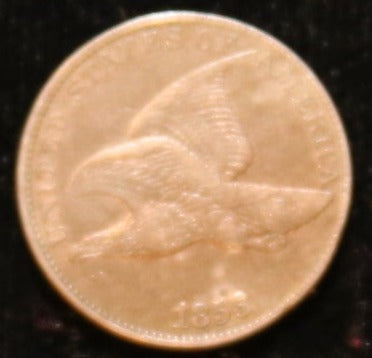 1858 Small Cent Flying Eagle Let, Nice Fine Details, Store #242452