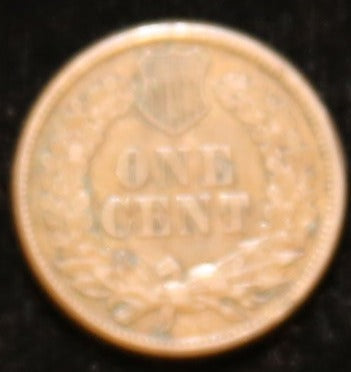 1863 Small Cent Indian Head, Nice Coin XF details. Store