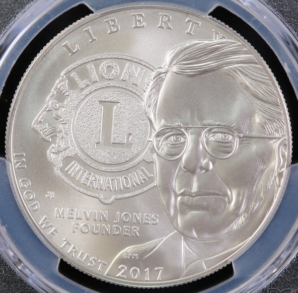 2017-P Lions Club International Commemorative, PCGS MS70, Affordable Collectible Coin. Store #100305