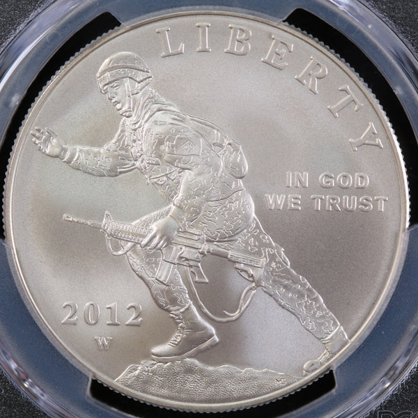 2012-W Infantry Commemorative, PCGS MS70, Affordable Collectible Coin. Store #100309
