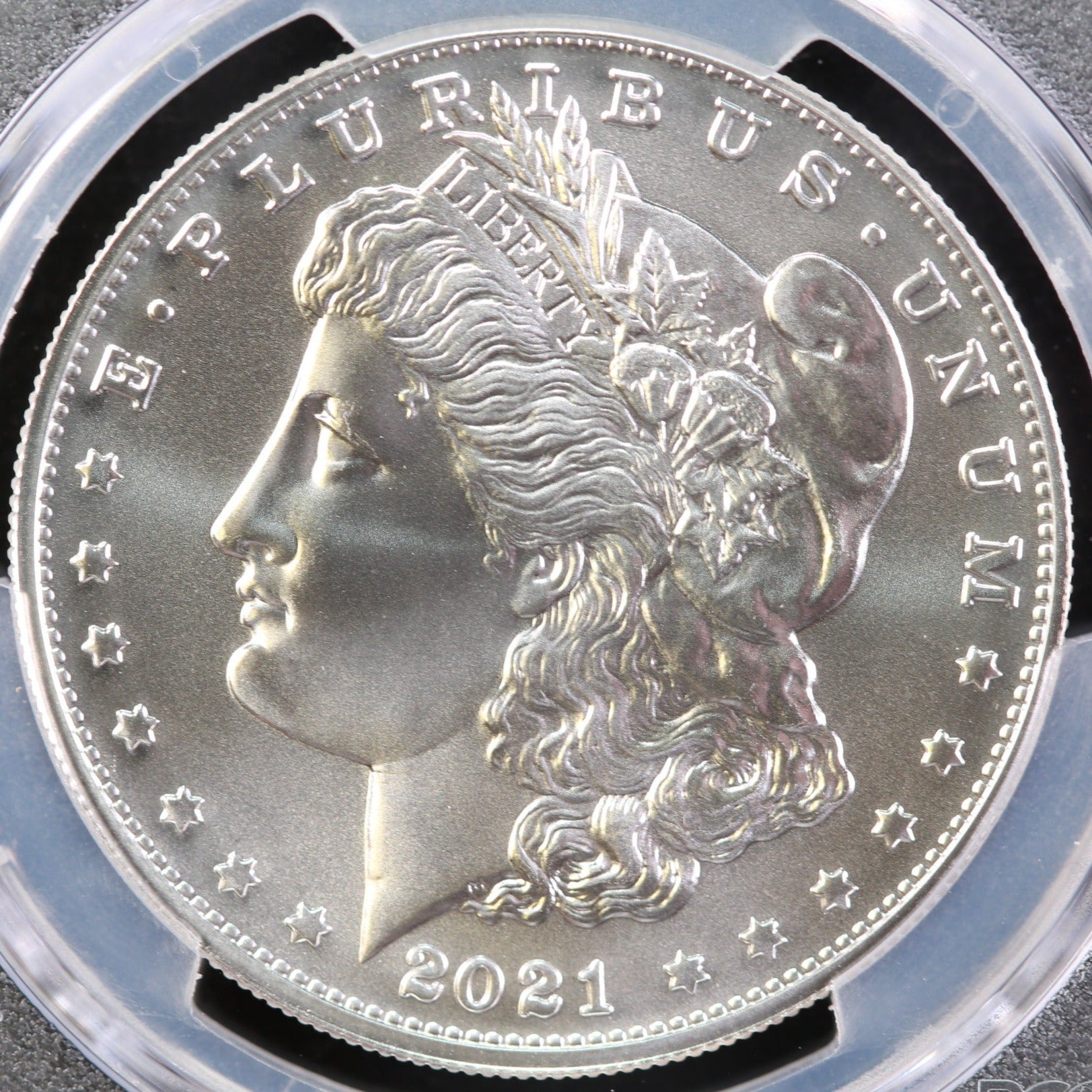 2021 $1 Morgan 100th Anniversary Commemorative, PCGS MS70, Store #GMC224