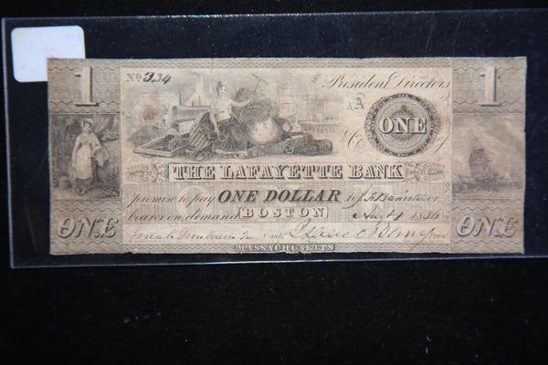 1836 Obsolete Currency, Store #092106