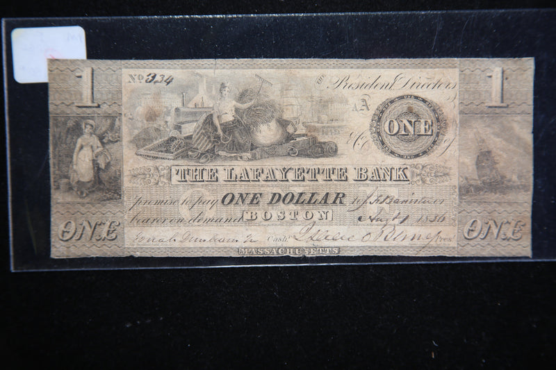 1836 Obsolete Currency, Store