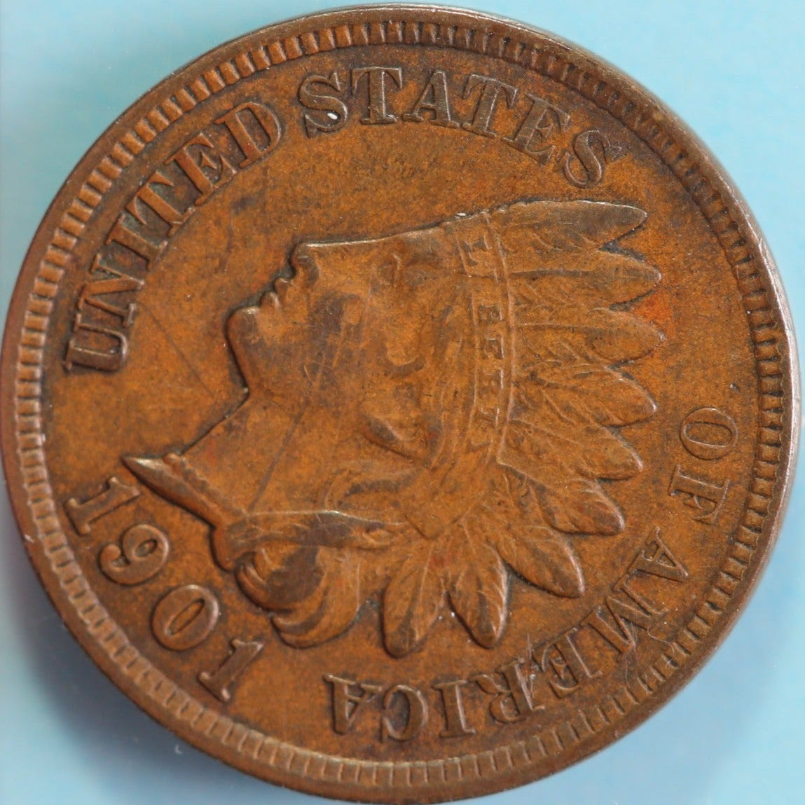 1901 Indian Head Cent, Circulated Affordable Coin, Store #CT0712