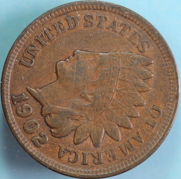 1902 Indian Head Cent, Circulated Affordable Coin, Store #CT0721