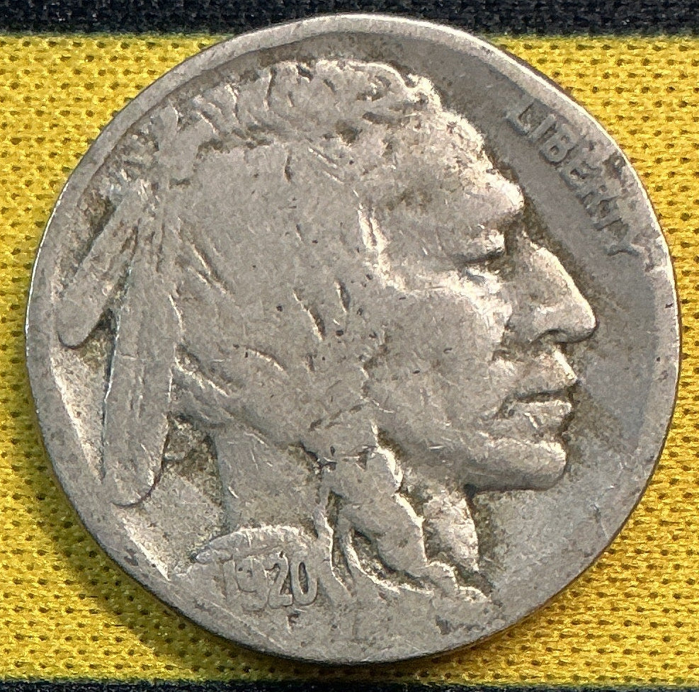 1920-S Buffalo Nickel, Very Good+ Circulated Coin, Store #NL1020