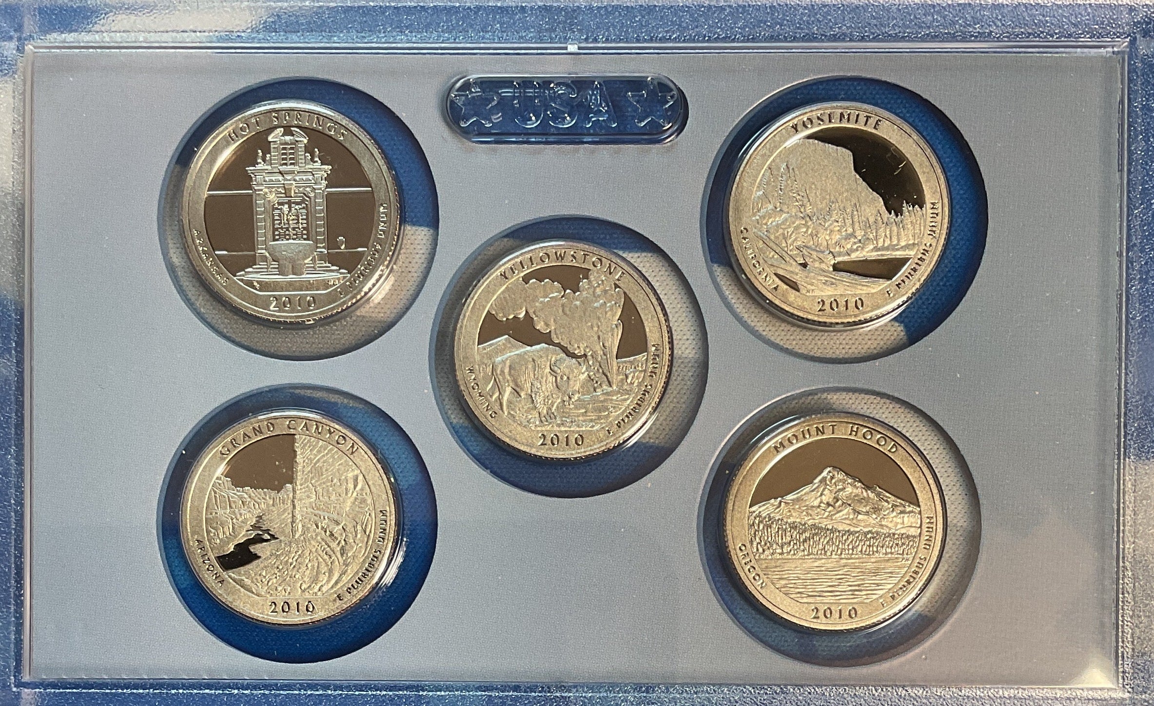 2010 U.S. Mint America the Beautiful Quarters Proof Set, in Original Government Packaging.