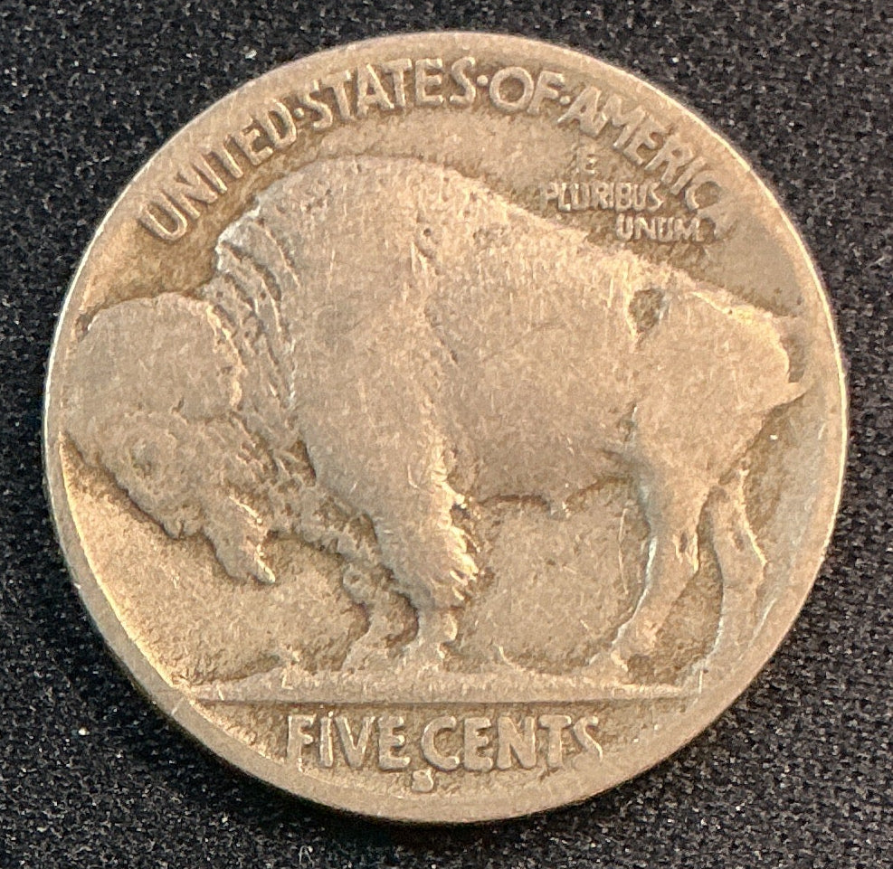 1914-S Buffalo Nickel, Very Good Circulated Coin, Store #NL958