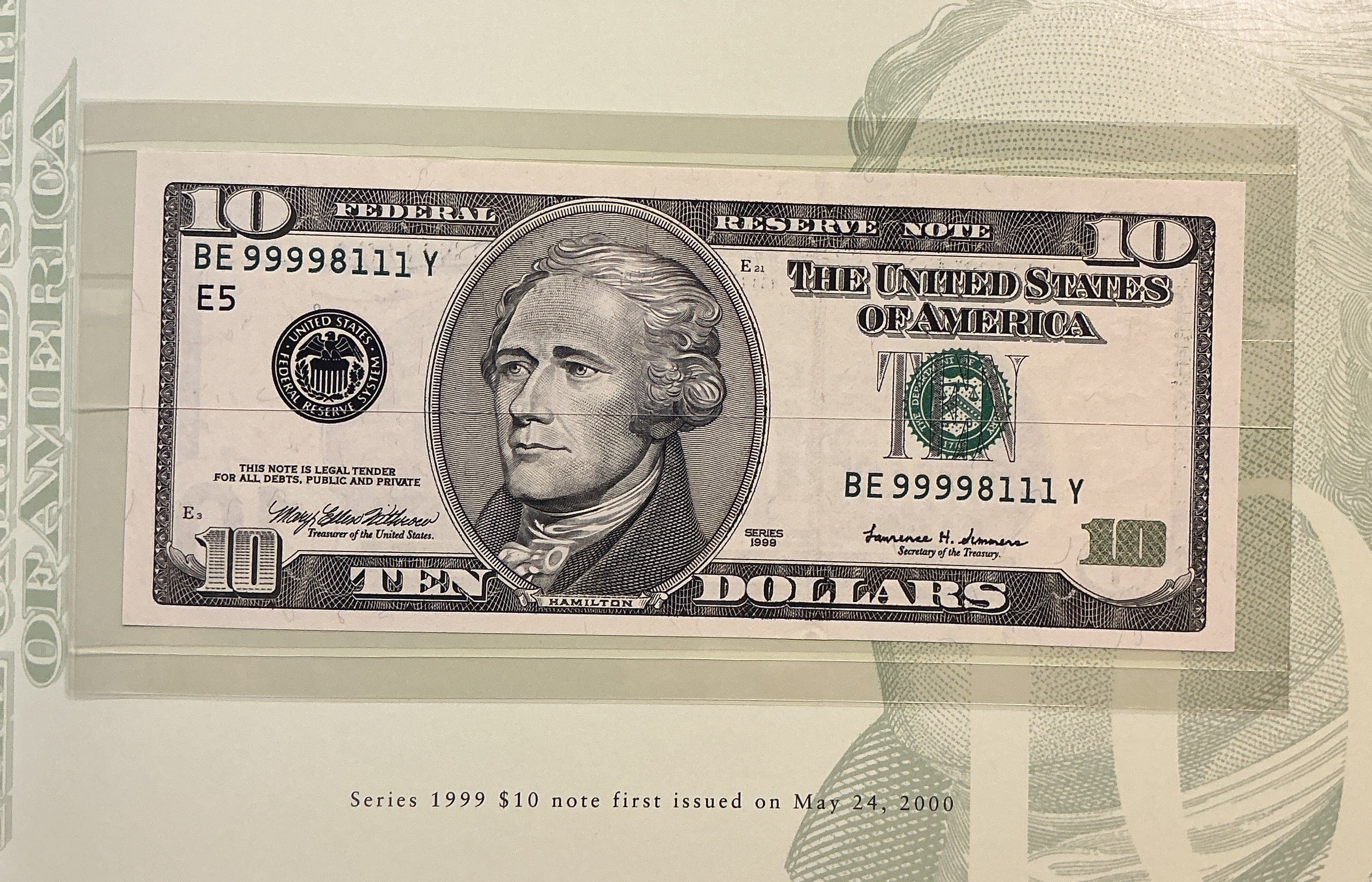1995, 1999 Premium Federal Reserve Set Series 1995 & 1999, BEP, #FRN011