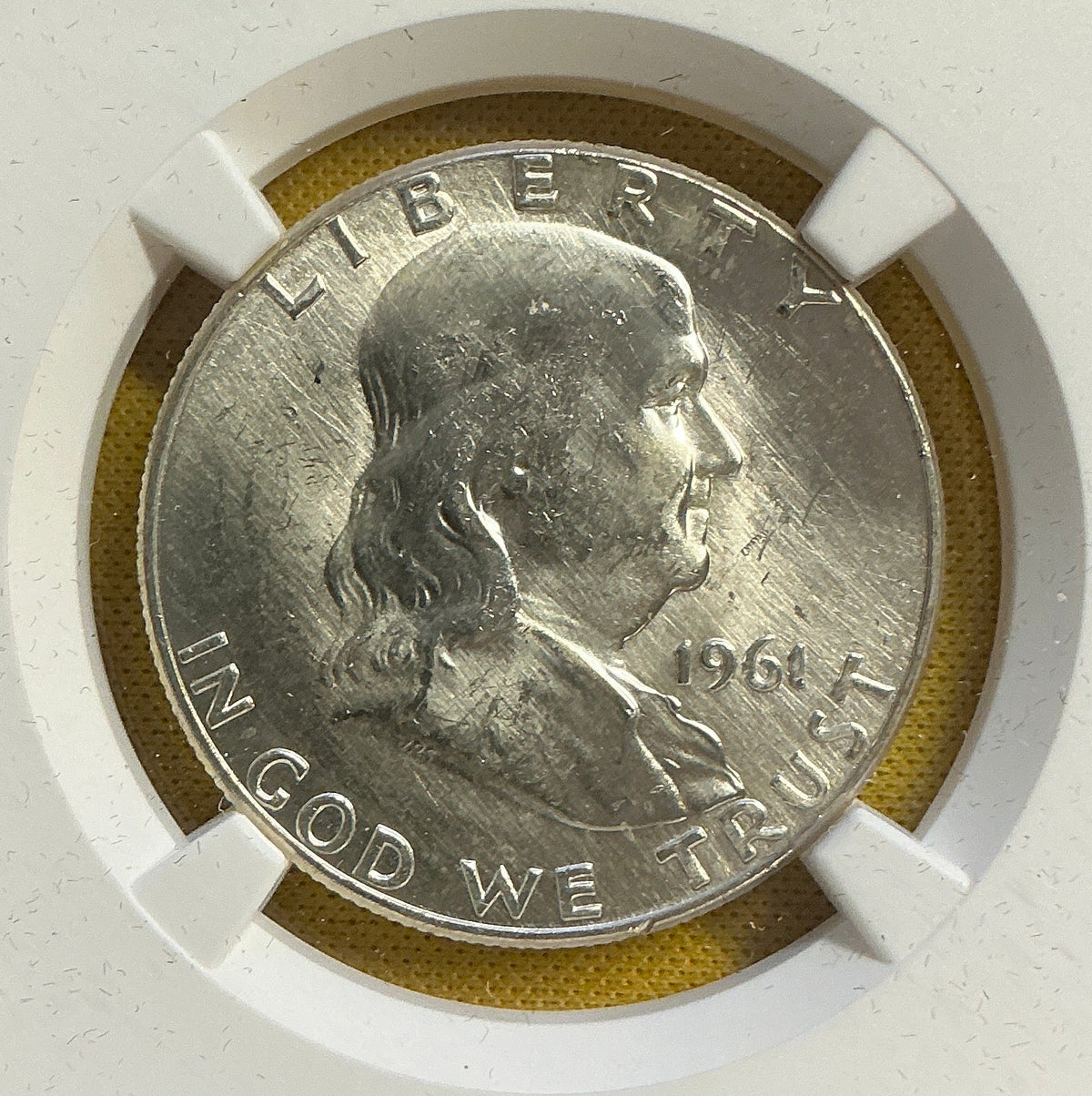 1961 Franklin Half Dollar, NGC MS 63, Store #HR2102