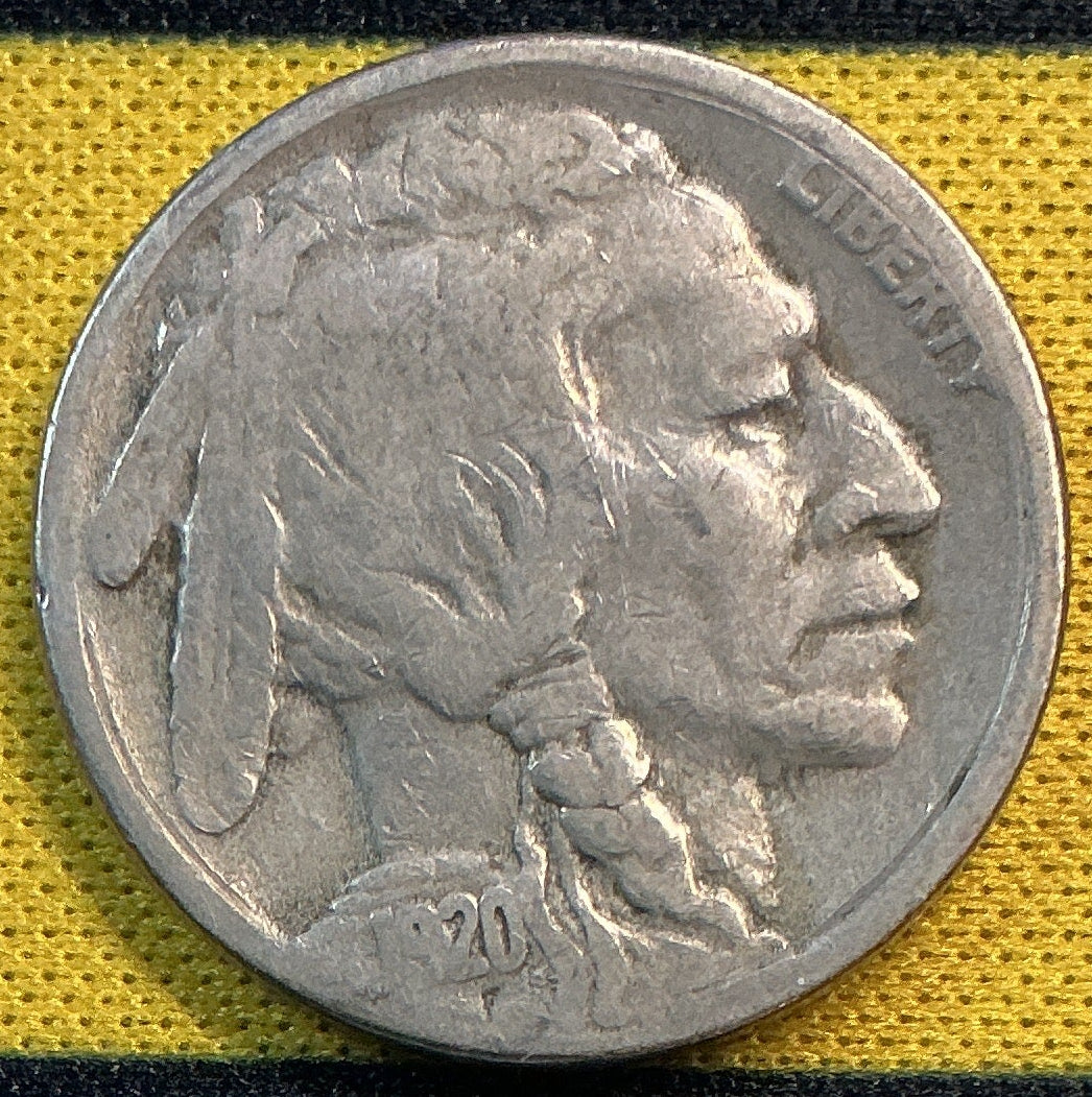 1920-S Buffalo Nickel, Very Good+ Circulated Coin, Store #NL1019