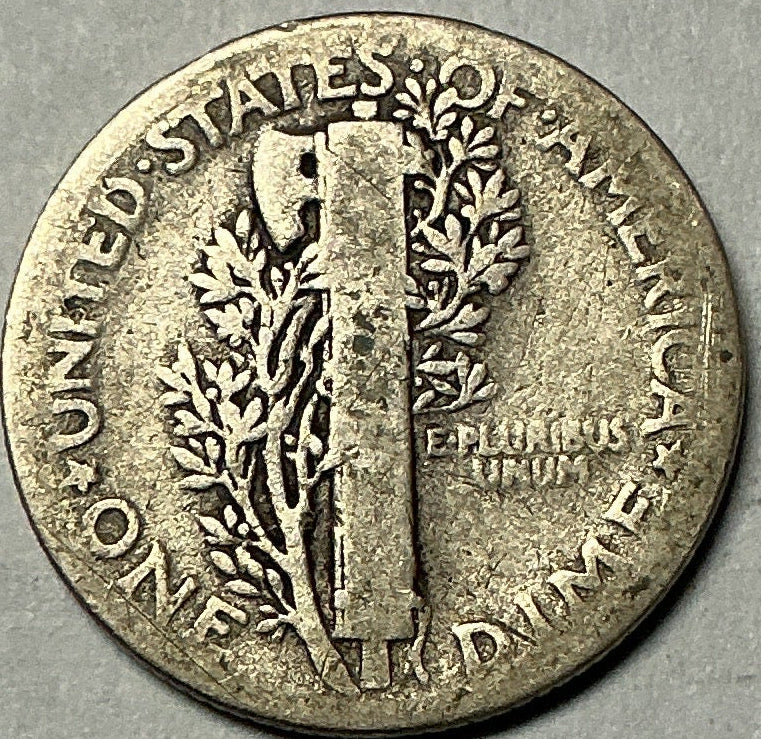 1928 Mercury Dime, Good Circulated Coin, Store #DE0968