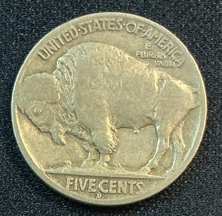1913-D Buffalo Nickel, Type 2, Good Circulated Coin, Store #NL943