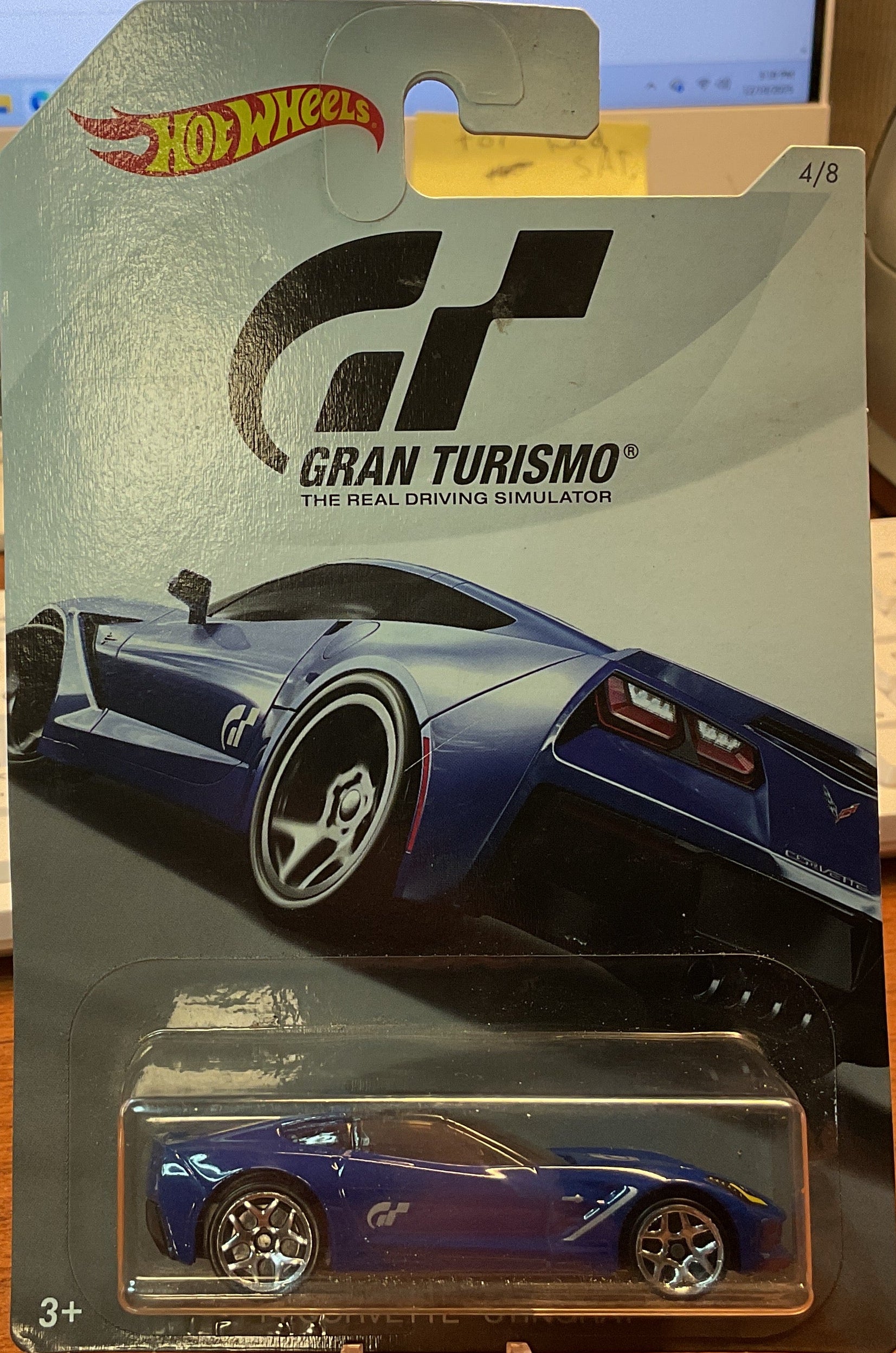 '14 Corvette Stingray Hot Wheels toy car, FKF30-0910, 'GRAN TURISMO', Store #TY006