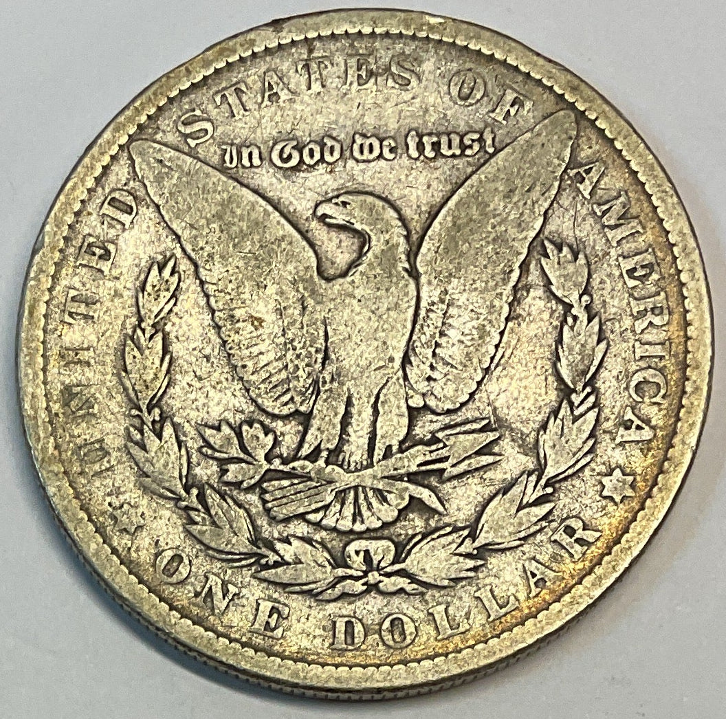 1887 Morgan Silver Dollar, Very Good, Circulated Coin, Store #DR0894