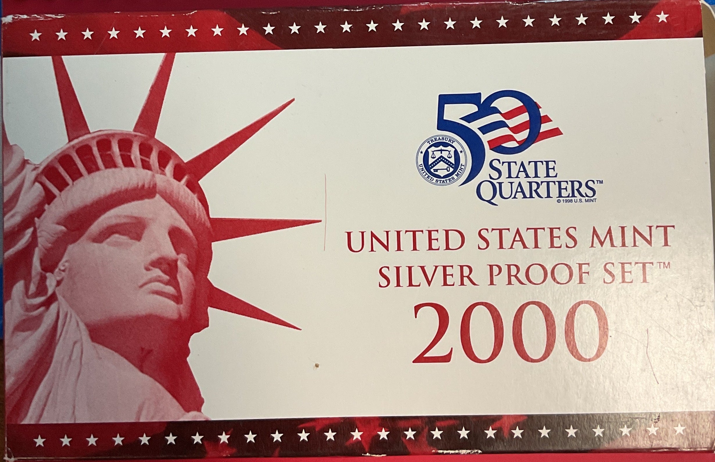 2000 United States Mint Silver Proof Set w/C.O.A.