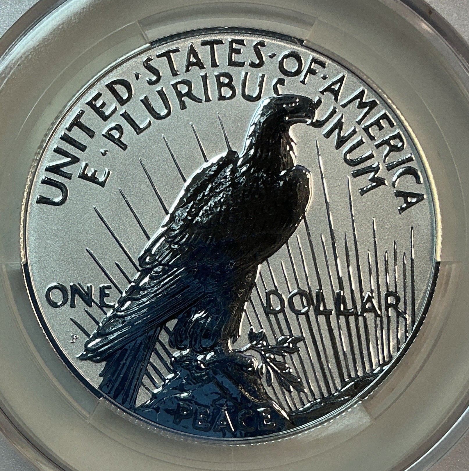 2026-P PEACE Silver Commemorative Reverse Proof, CAC PR67, Store #GMC243
