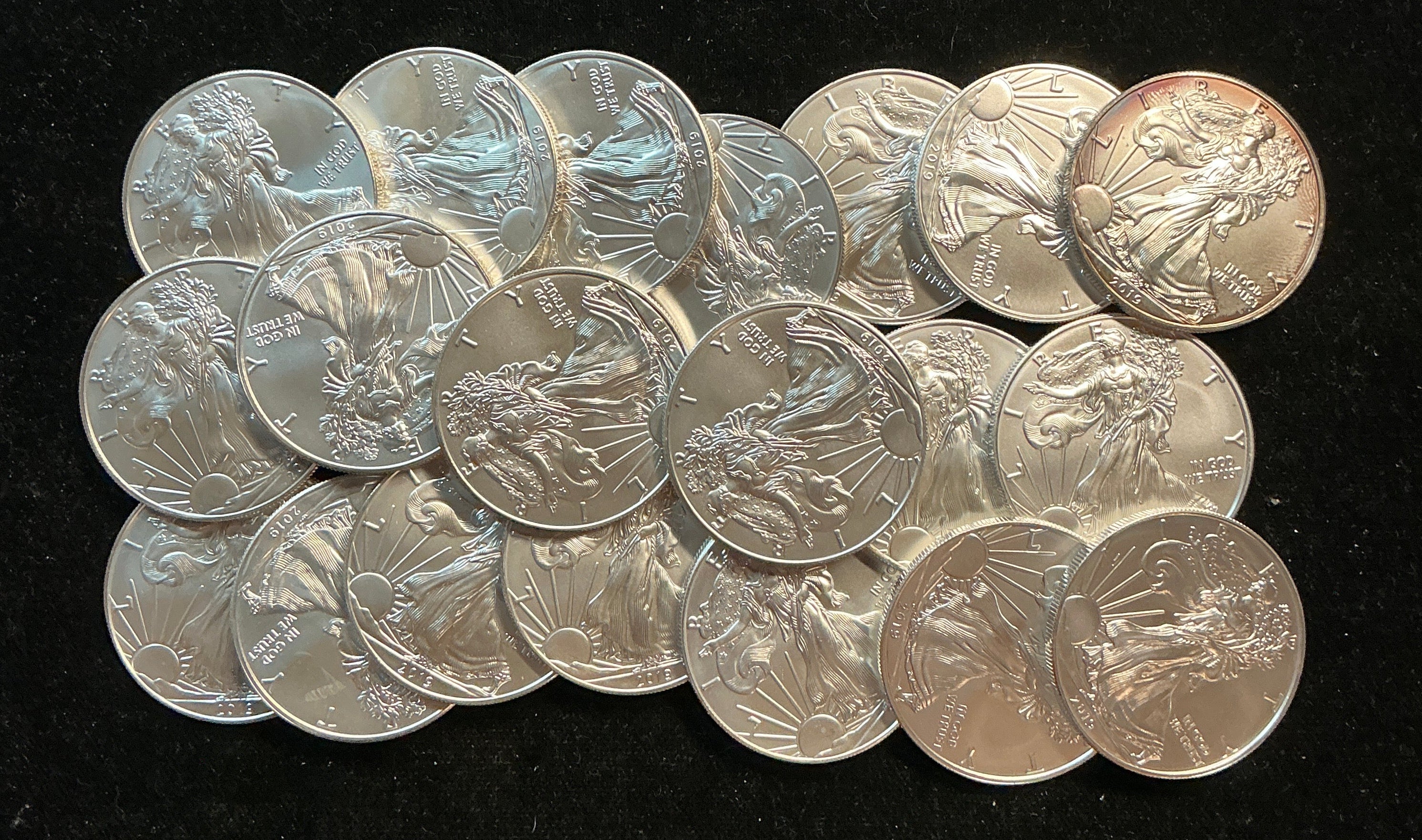 2019 American Silver Eagle Rolls. Store #SR005