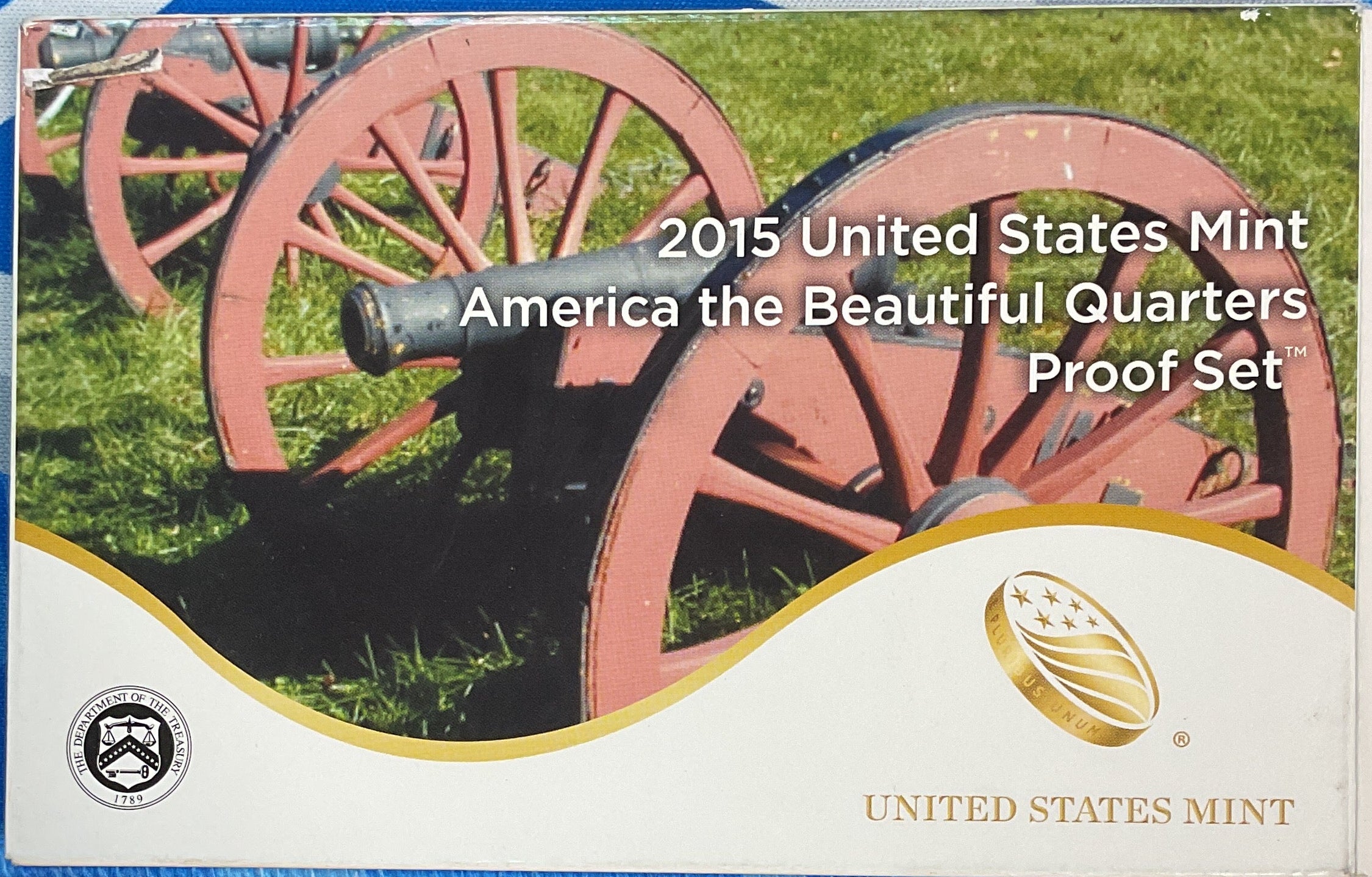 2015 U.S. Mint America the Beautiful Quarters Proof Set, in Original Government Packaging