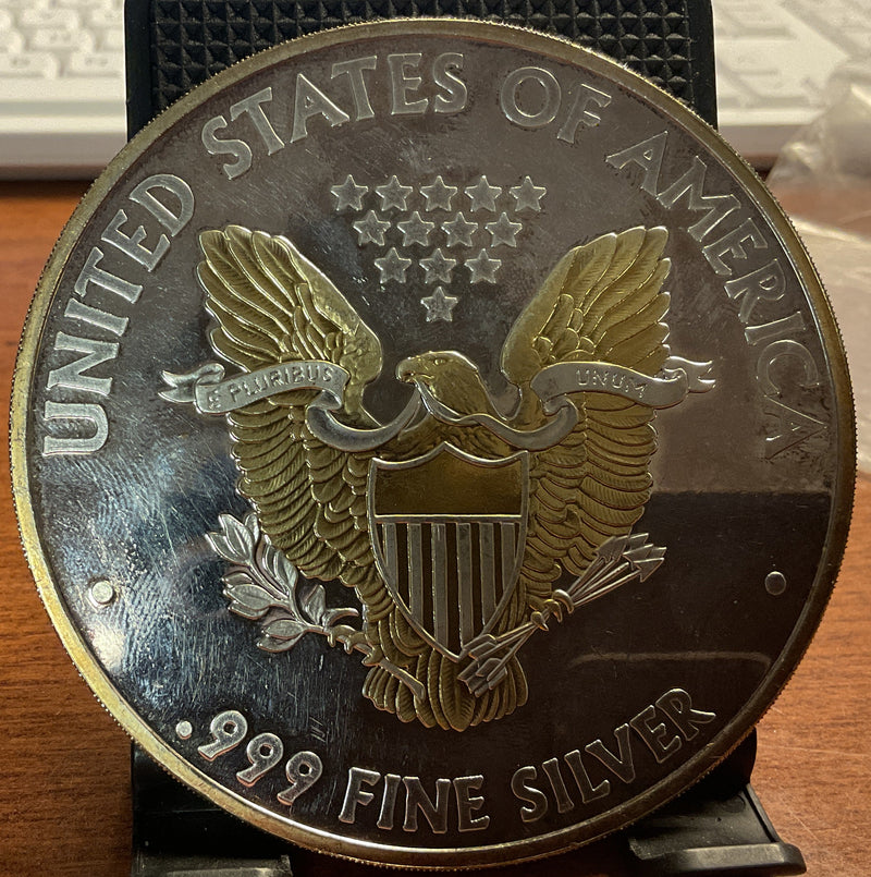 .999 Silver, 4 Troy Ounce, 2004 Standing Liberty Silver Collector Coin, Store