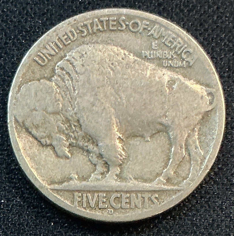 1917-D Buffalo Nickel, Very Good Circulated Coin, Store #NL981