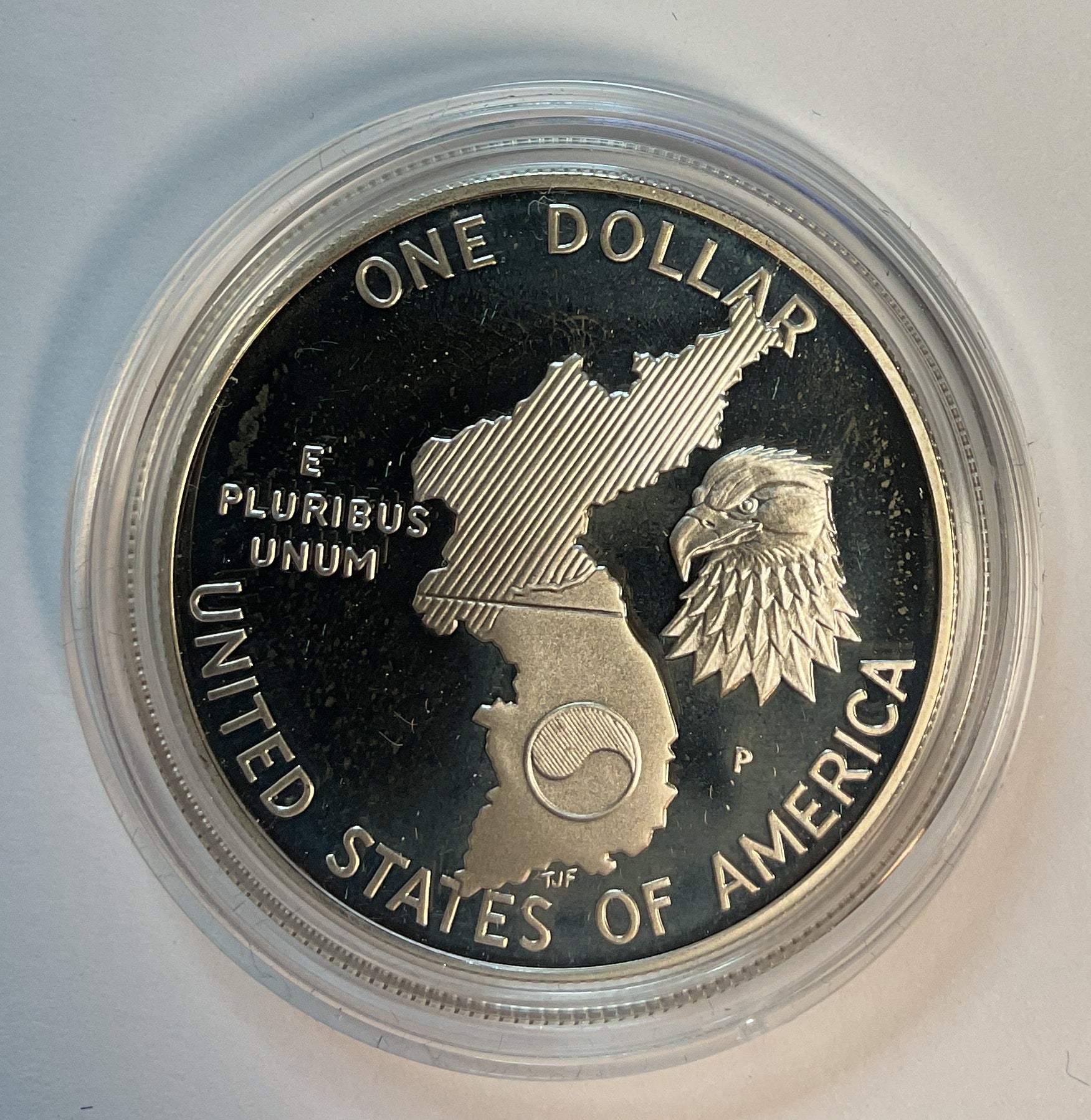 1991 U.S. Korean War Memorial Coin, Proof Silver Dollar, #GMC284