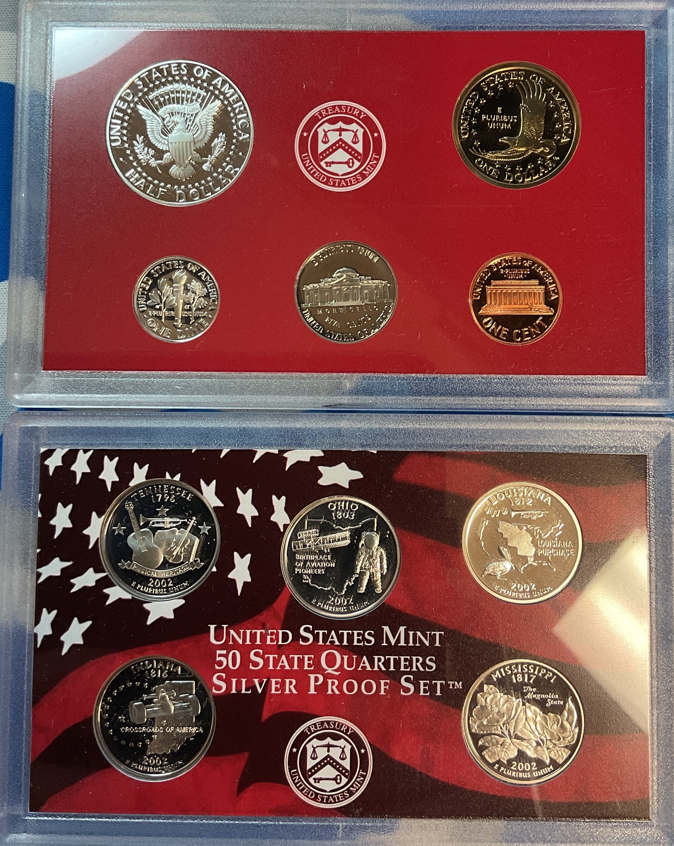 2002 United States Mint Silver Proof Set w/C.O.A.
