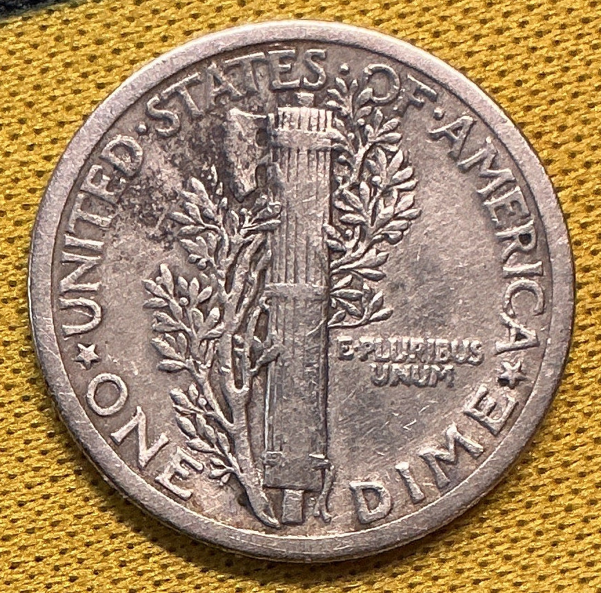1916 Mercury Dime, Fine Circulated Coin, Store #DE0501