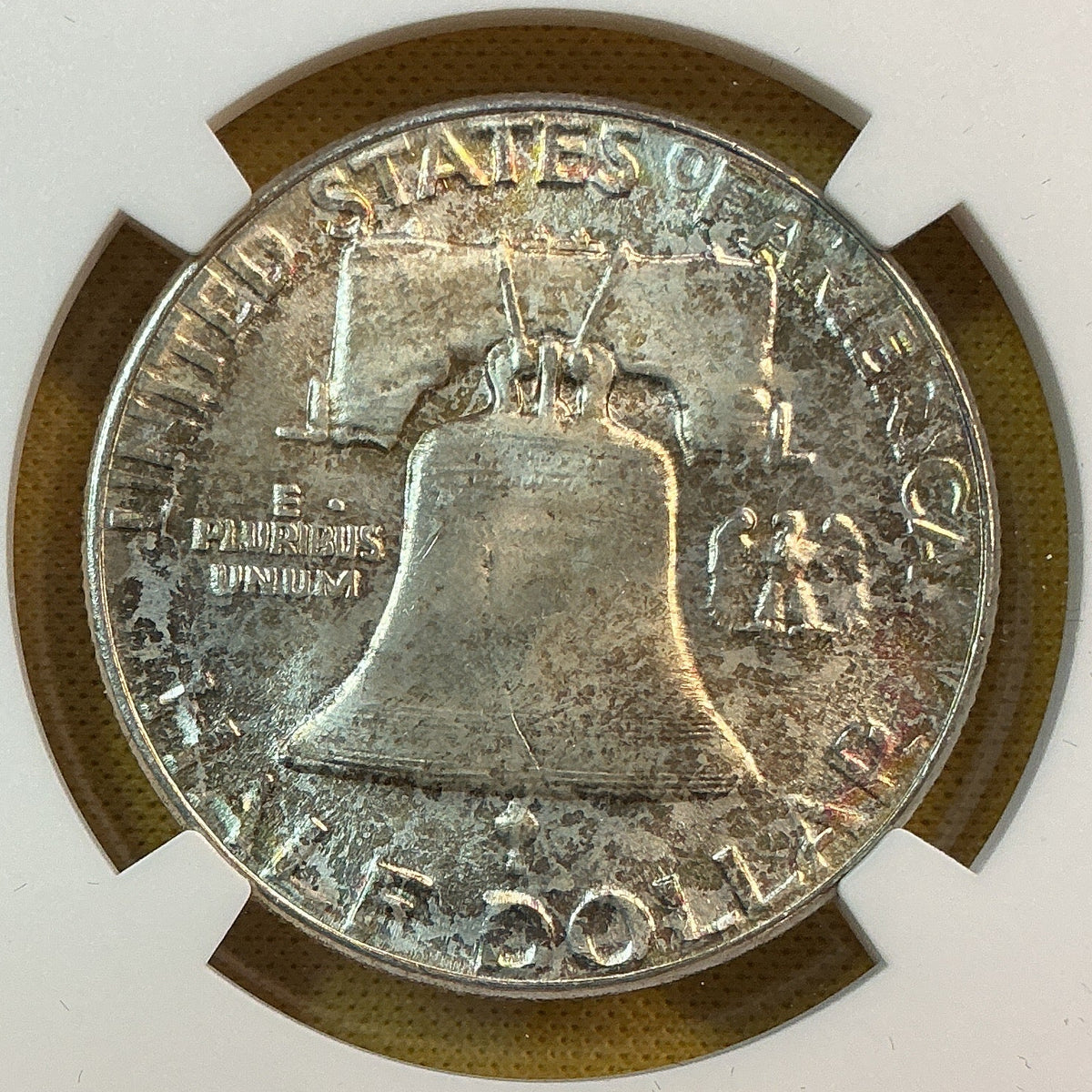 1954 Franklin Half Dollar, NGC MS 64 FBL, Store #HR2111