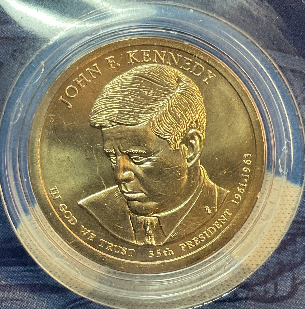 Presidential $1 Coin and First Spouse Medal Set. John F. Kennedy. Store # 12737