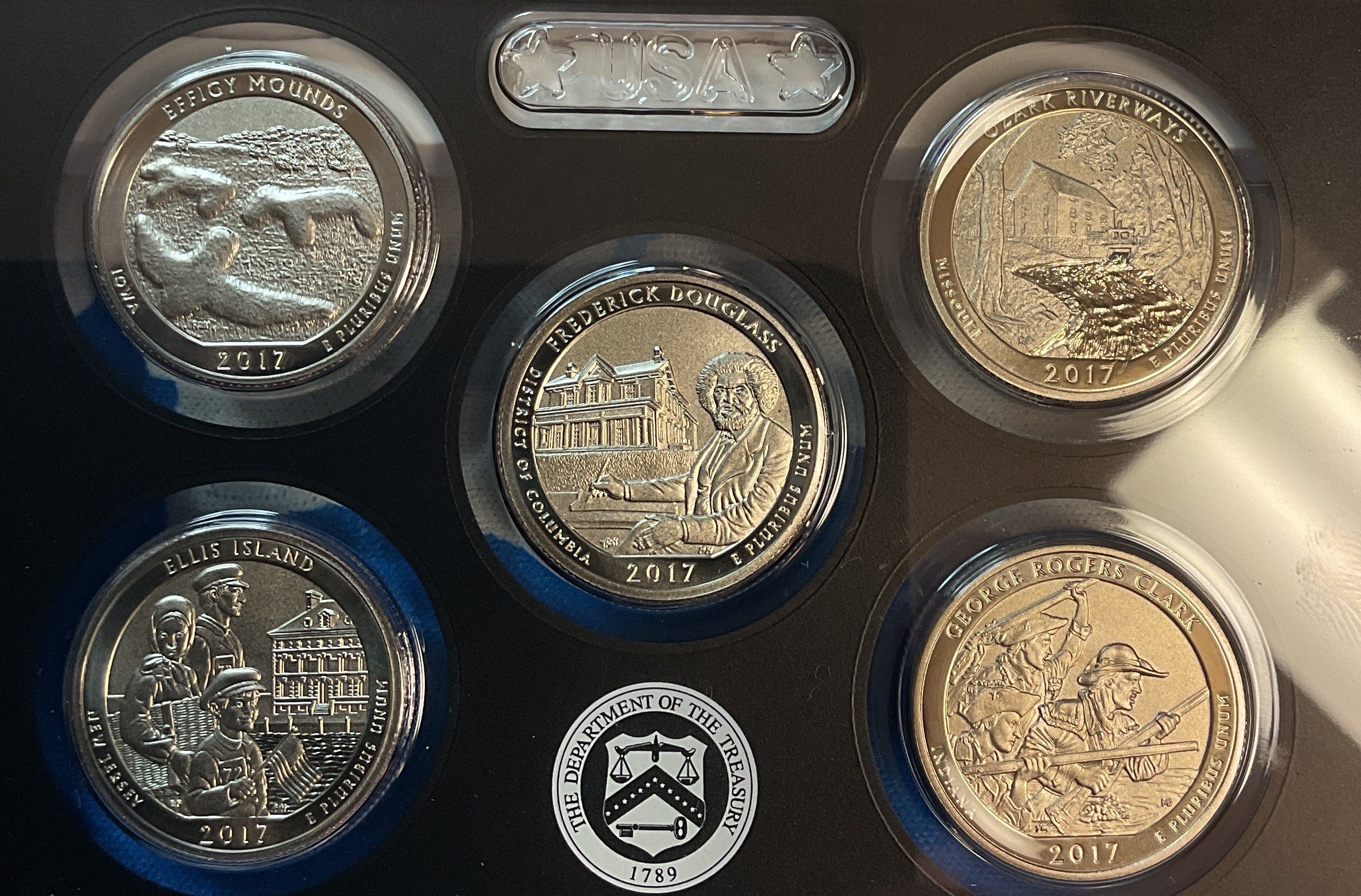 2017 Proof Set, Enhanced Proof Set, Encased in Original Government Packaging, #PT041