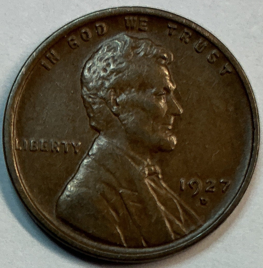 1929-D Lincoln Cent, Extra Fine Circulated Coin, Store #CT0076
