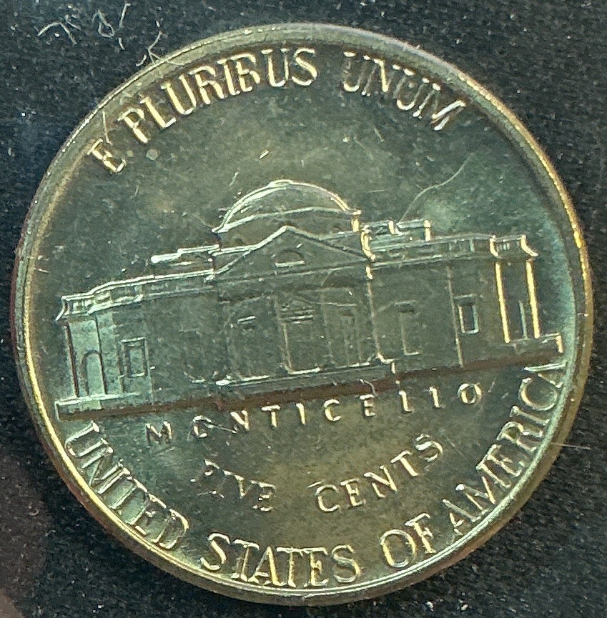 1980-D Jefferson Nickel, Mint State Uncirculated Coin, Store #NL1261
