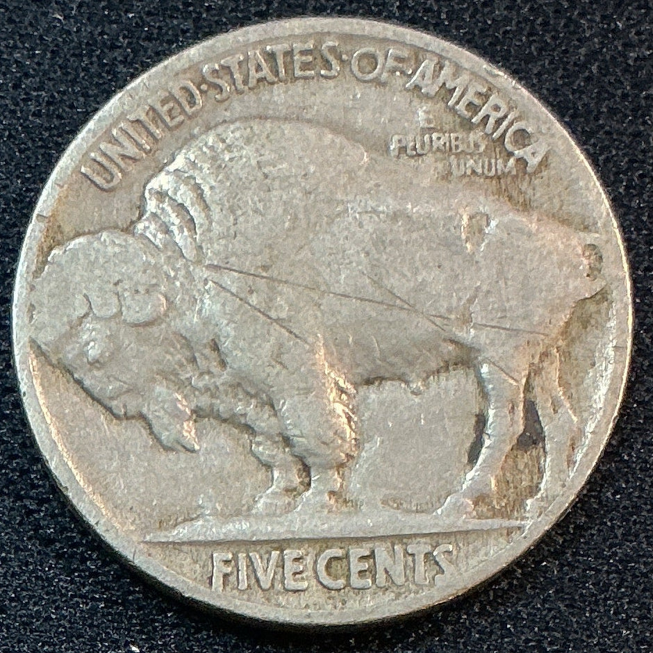 1927 Buffalo Nickel, Very Good Circulated Coin, Store #NL1065