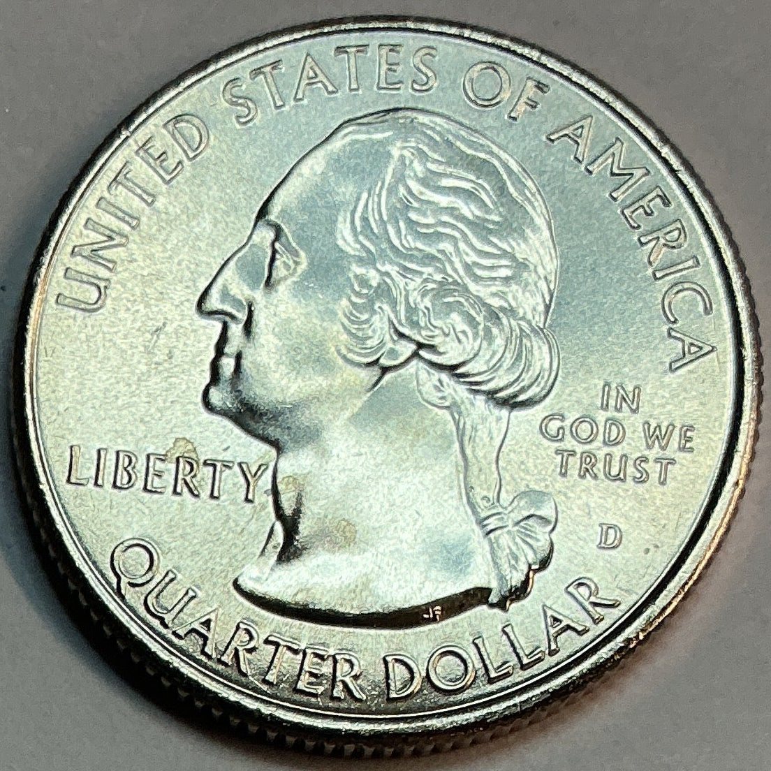 2015-D Uncirculated, Blue Ridge Parkway, North Carolina, Washington Quarter
