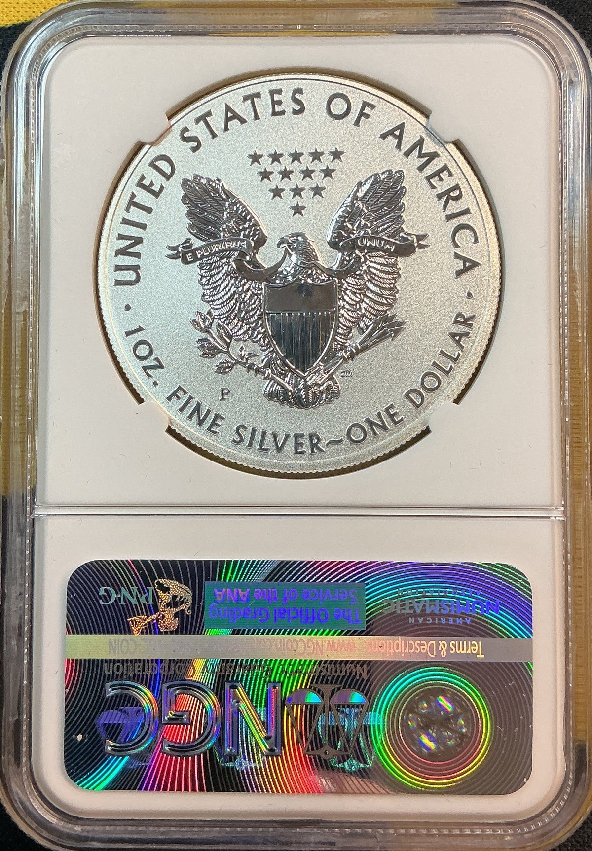 2011-P American Silver Eagle $1, NGC PF-69 Reverse Proof, Store #AE0552