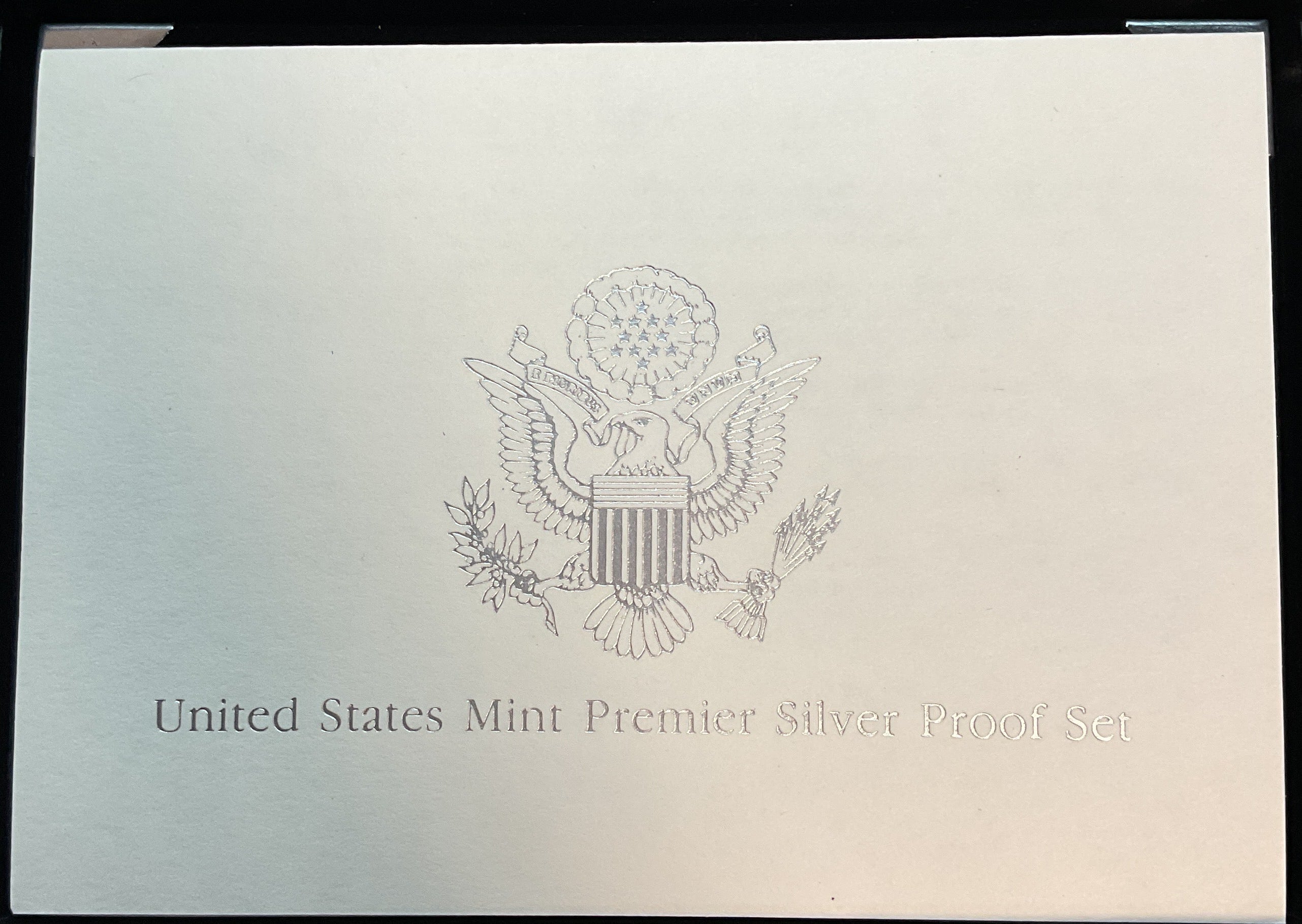 1994 5 Coin Silver Premier Silver Proof Set. U.S. Mint C.O.A, Store #PT033