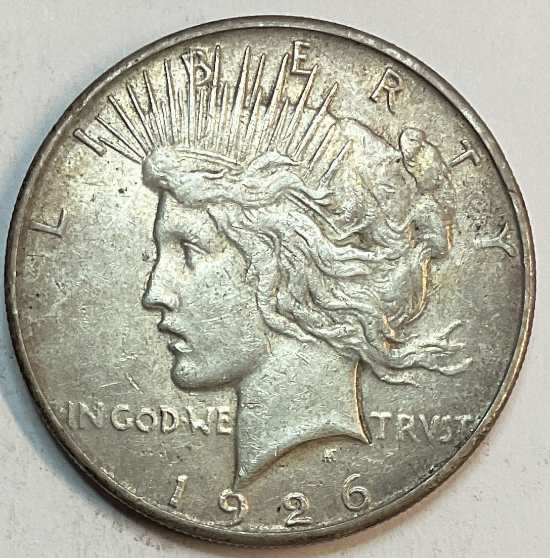 1926-S Peace Dollar, Very Fine Circulated Coin, Store #DR0954