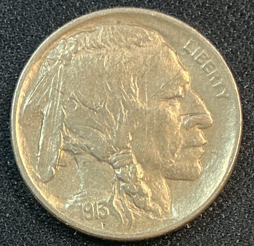 1913-D Buffalo Nickel, Type 1, Extra Fine+ Circulated Coin, Store #NL932