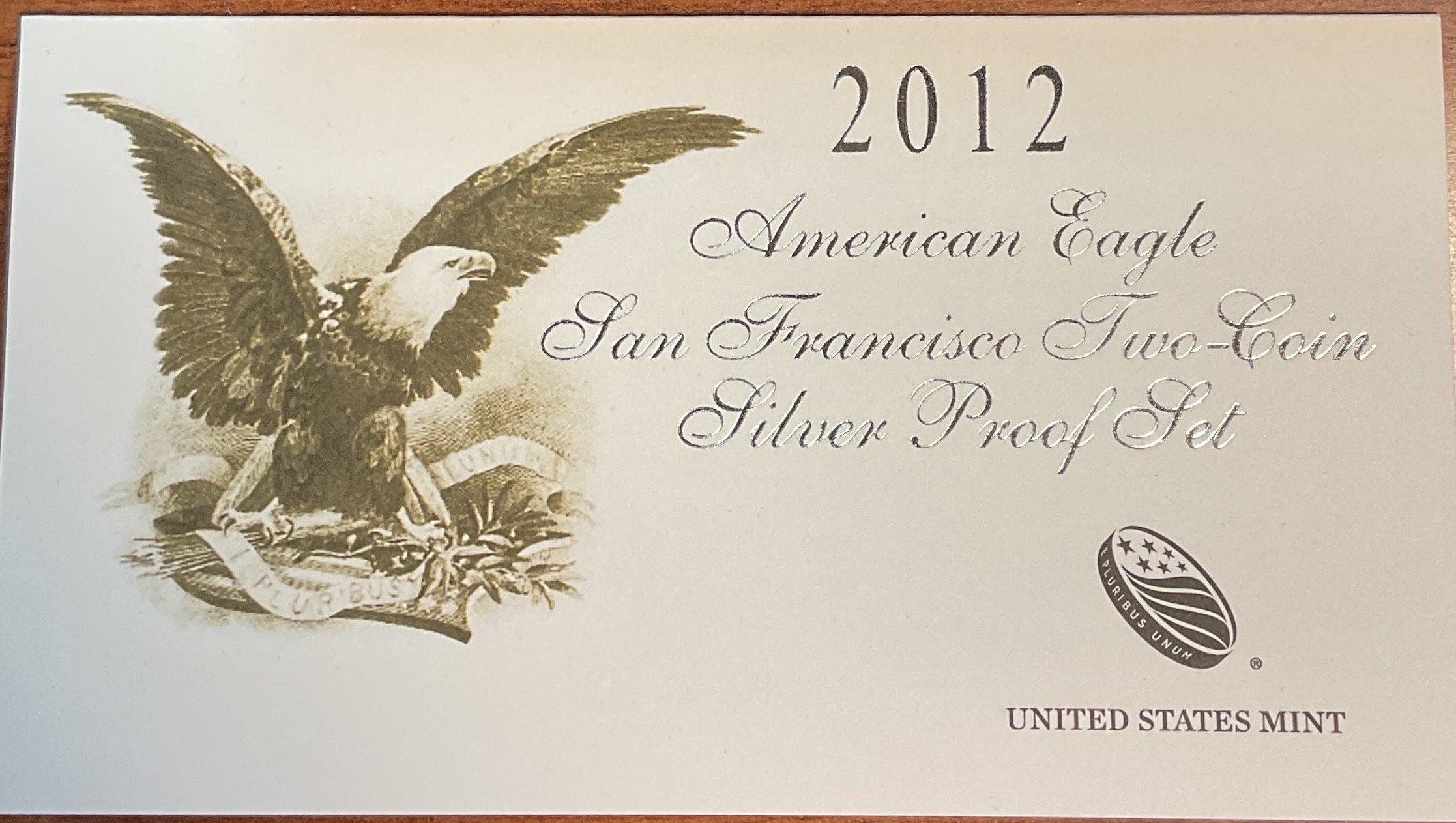 2012 2-Coin American Silver Eagle San Francisco Silver Set, Store #AE311