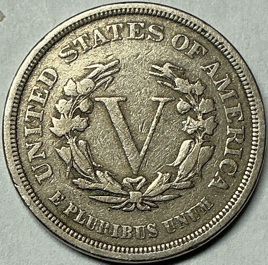 1883 Liberty Nickel, Fine Circulated Coin, Store #NL683